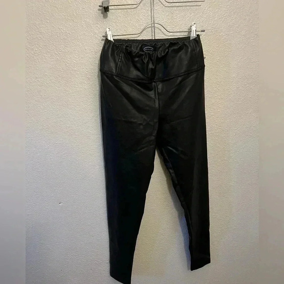 Pleather pants size M black - Picture 1 of 6